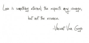 Vincent Van Gogh Quote on Love.