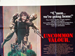 Quad Film Poster Gene Hackman Patrick Swayze Robert Stack