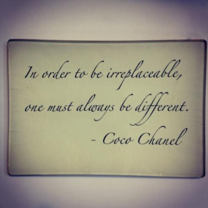 Famous, wise, quotes, sayings, coco chanel