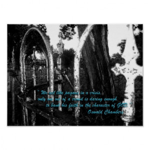 Oswald Chambers Quote Print