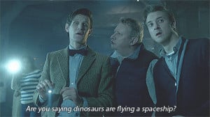 doctor who spoilers my pride and joy dinosaurs on a spaceship i mean ...