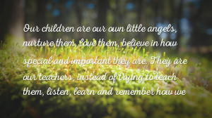 Self Love Quotes Wallpapers Our Children Are Our Own Little Angels ...