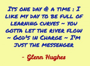 Glenn Hughes @glenn_hughes ~ April 21st, 2012