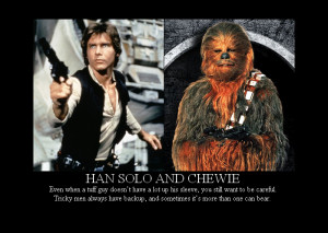Han Solo And Chewie Winter...