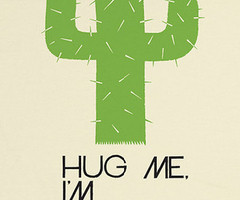 cactus hug love love hurts teenager inspiring picture on Favim