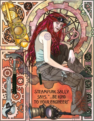Steampunk Sally, by Mr. Chaz Kemp