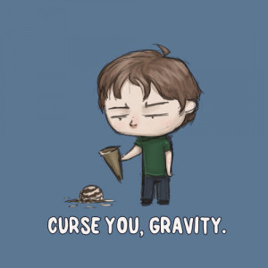 aww, boy, funny, gravity, ice cream, illustration, lol, random
