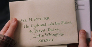 acceptance letter, font, harry potter, letter, movie, screencap ...
