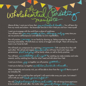 love this manifesto from Brené Brown’s latest book: Daring ...
