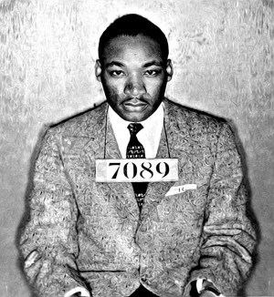 Martin Luther King Mugshot Photograph