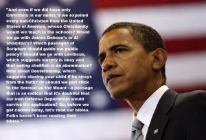 ... Reading Their Bibles” – Barack Obama on Religion and Public Policy