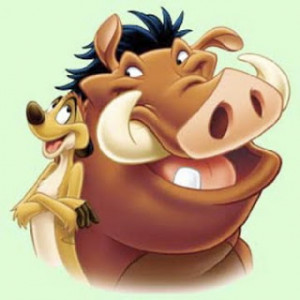 timon and pumbaa from the 1994 disney smash hit the lion king the lion ...