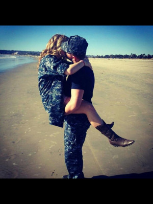 Military, Love, Navy, Couple, Cute