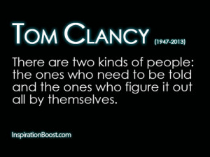 Tom Clancy Quotes | Inspiration Boost | Inspiration Boost