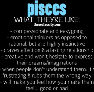 Pisces Personality Quotes. QuotesGram