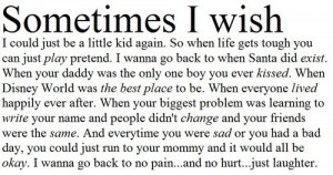 sad growing up quotes