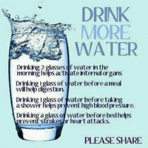 Drink more water!