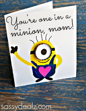 You’re One in a Minion” Card Idea