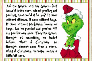 Grinch Christmas quote, card, tag, use for anything!