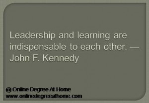 Educational leadership quotes. Leadership and learning are ...