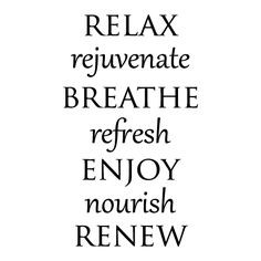 ... Wall Quotes™ Decal. Repinned by CSpaBoston.com for mothers day spa
