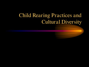 Child Rearing Practices and Cultural Diversity - PowerPoint