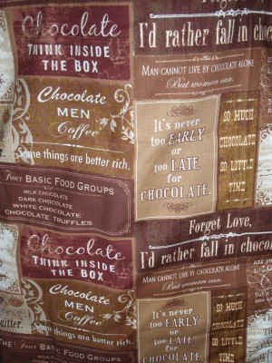 With some of the Best chocolate quotes around on it!