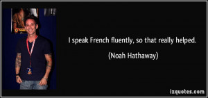 Speak French Fluently...