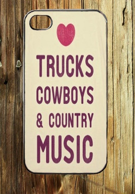 Love Trucks Cowboys and Country Music iPhone Case Only $17.98 FREE ...