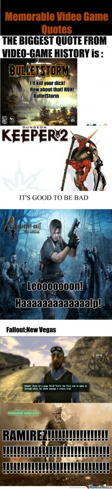 Rmx Video Game Quotes