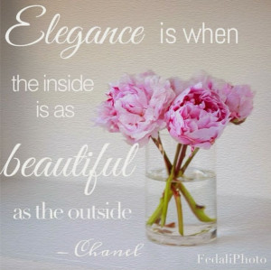 Chanel, elegance, famous-quotes, girly-quotes, peonies, quotes ...