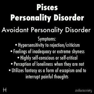 pisces personality disorder