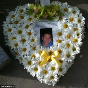 Tribute: Co-workers laid floral tributes at City Hall, in Costa Mesa ...