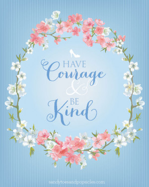 Have Courage and Be Kind: Cinderella Printable