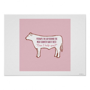 Meat Counter Car Poster Print