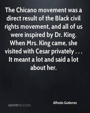 movement was a direct result of the Black civil rights movement ...