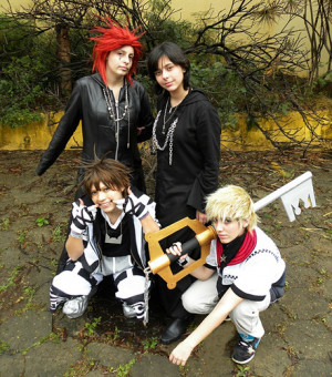 Axel, Xion, Roxas & Sora (Kingdom Hearts) - [b]Kingdom Hearts[/b], a ...
