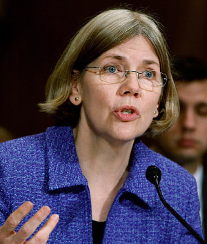... to be a priority for the treasury department elizabeth warren who
