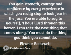Inspirational Quote by Eleanor Roosevelt