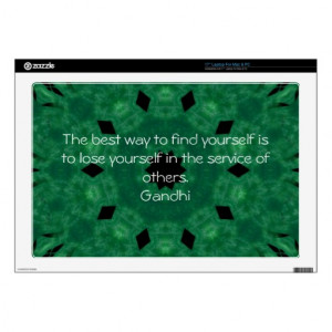Gandhi Inspirational Quote About Self-Help 17