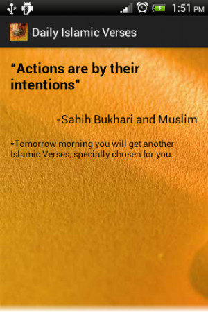 Daily Quran & Islamic Quotes - screenshot
