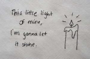mine, I’m gonna let it shine.