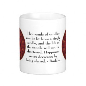 Buddha inspirational QUOTE - Thousands of candles Coffee Mugs