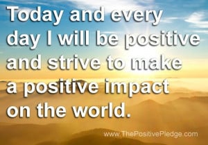 make a positive impact on the world