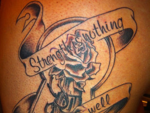 tattoo quotes for men about strength