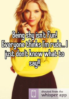 Shy Quotes