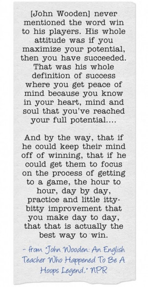 Quote Of The Day: “John Wooden: An English Teacher Who Happened To ...