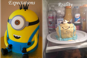 Minion cake...nailed it!!Funny Pics, Funny Shit, Funny Pictures, Cake ...