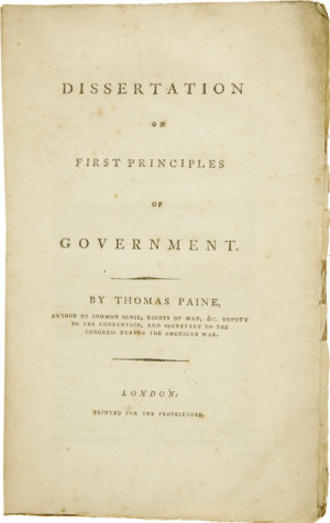 first principles of government 1795