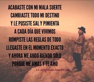 Banda El Recodo Quotes Tumblr Favorite song quotes on